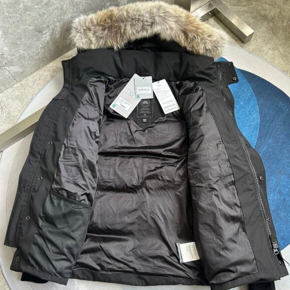 Authentic Black Canada Goose Wyndham Heritage Coat Down - Picture 4 of 8